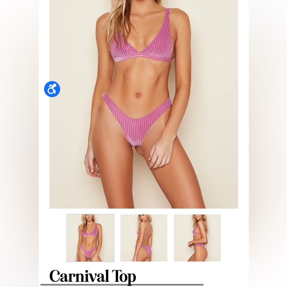 Dippin Daisys swimsuit, large top and medium bottoms (high wasted), color blue